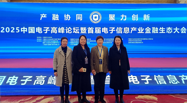 学、协会一行参加2025中国电子高峰论坛